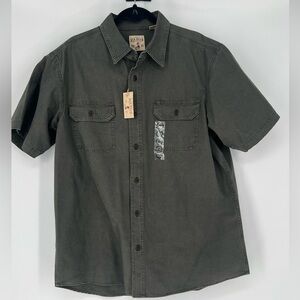 RED HEAD BRAND BASS PRO SHOP BUTTON DOWN SHIRT IN OLIVE